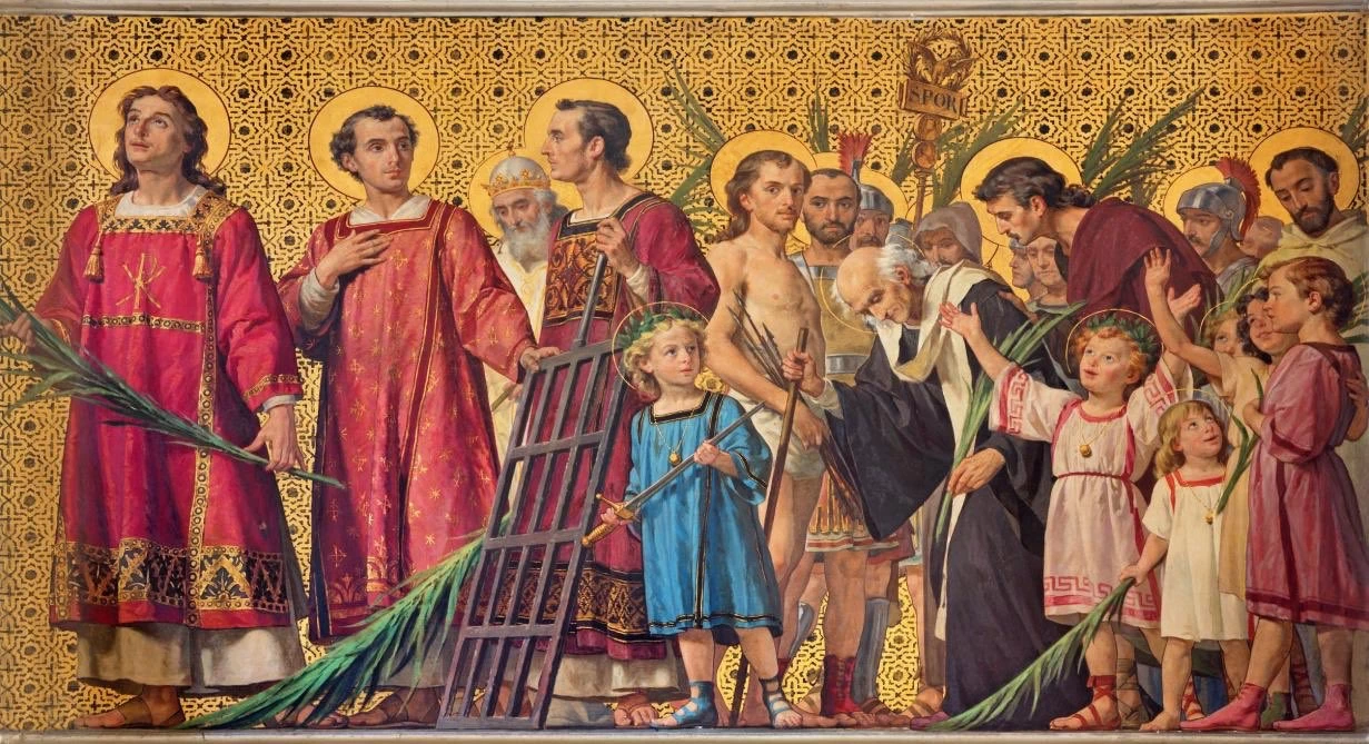 I santi martiri - chiesa di san Dalmazzo, Torino